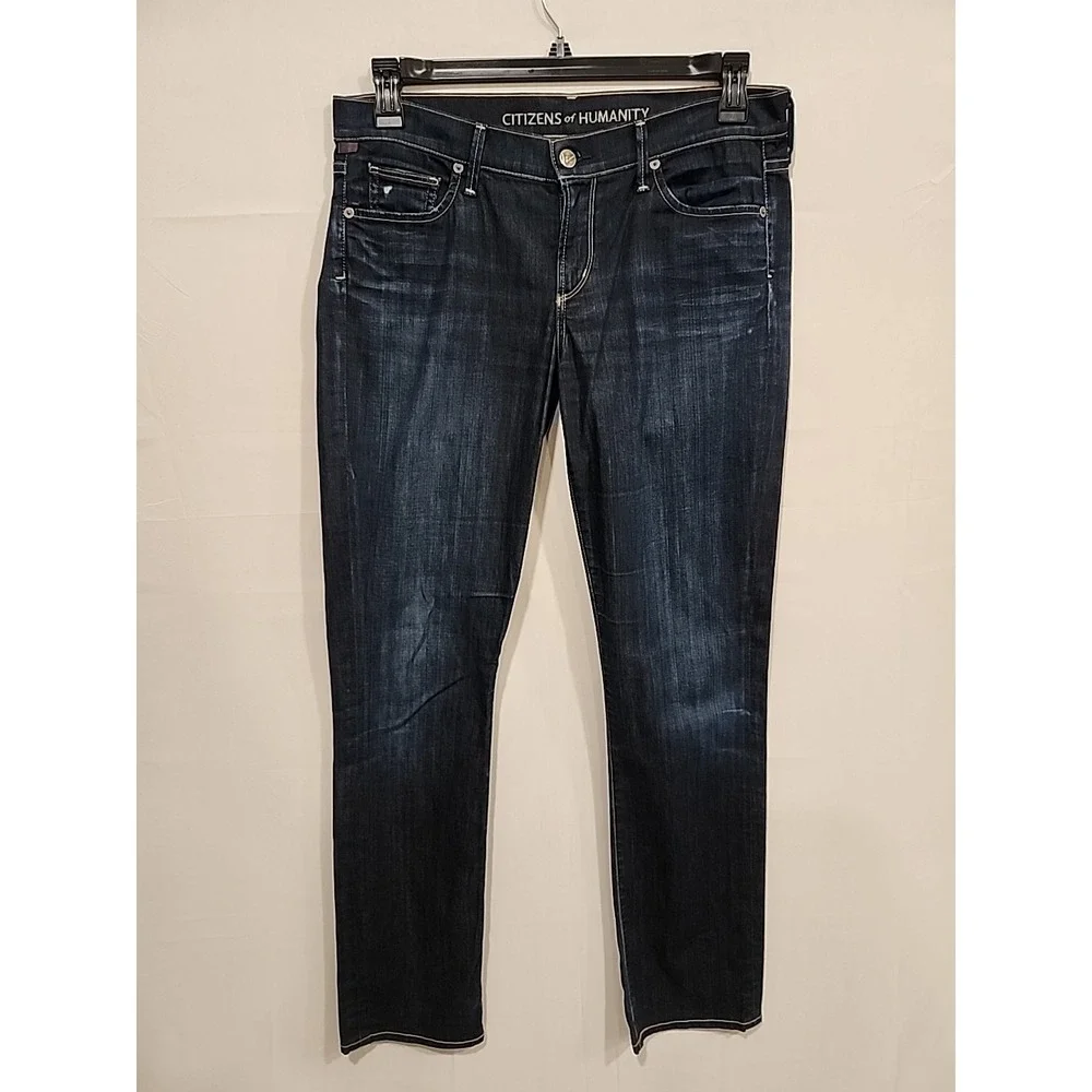 Citizens of Humanity Ava Jeans Womens‎ Size 30 Blue Low Rise Straight 32